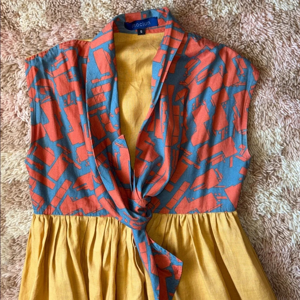 Mociun tie front dress - small - Picture 3 of 7